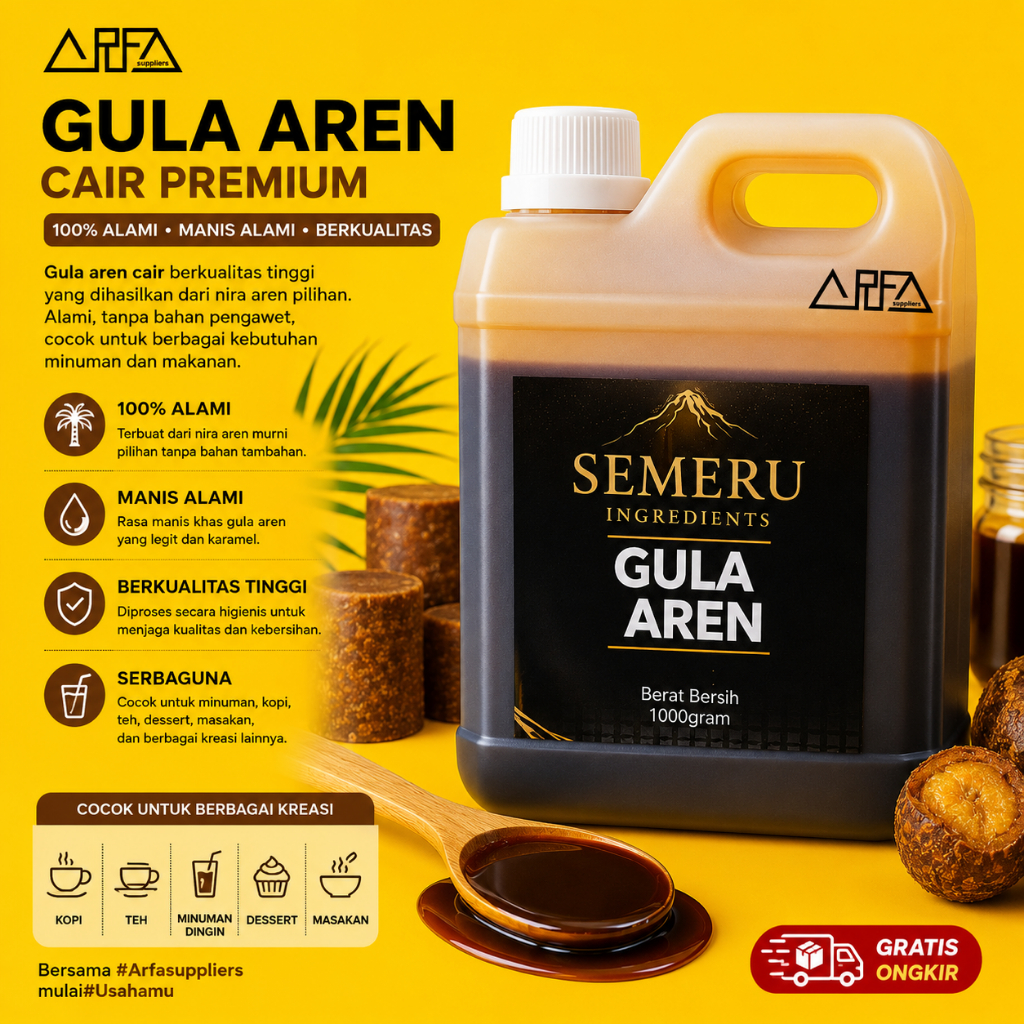 Gula Aren Semeru 1 liter
