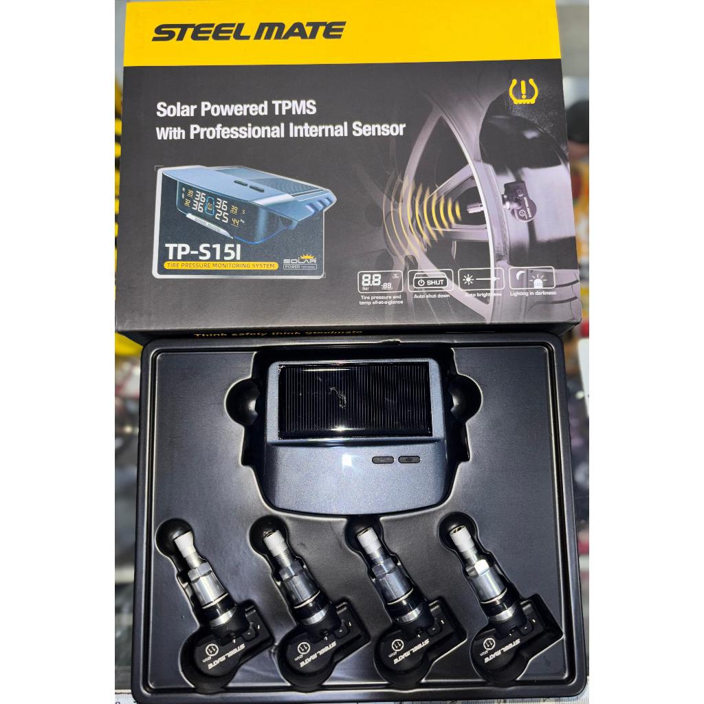 SMART TPMS LCD DISPLAY (Internal Sensor) STEELMATE TYPE S15I (ORI) GARANSI 1 TAHUN - PREMIUM QUALITY