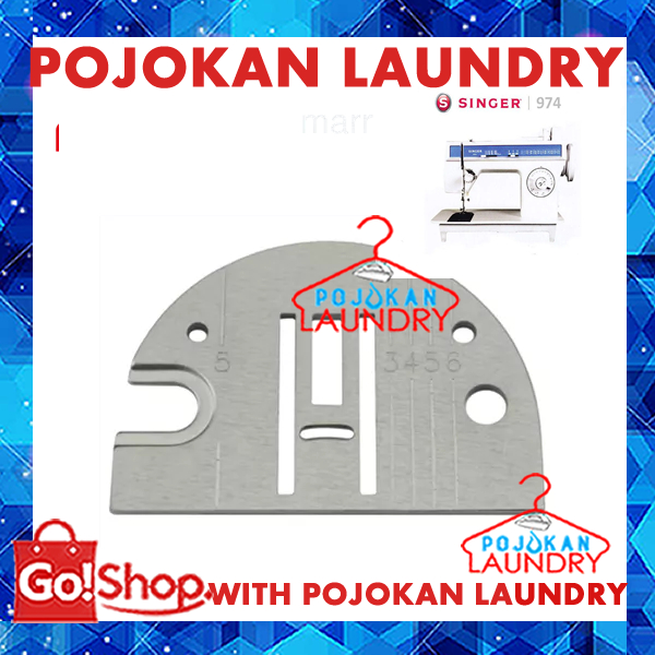 Singer 974. Needle Plate/Piringan/Plat Gigi Singer 974/Plat Jarum Mesin Jahit Singer 974