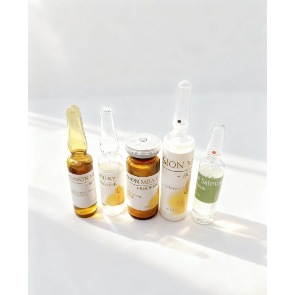 infus milky booster whitening set alkes dan dana salmon