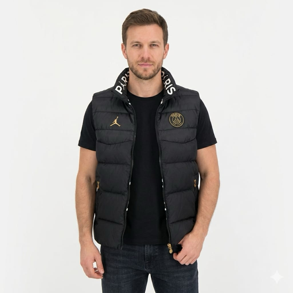down vest jordan PSG reversible