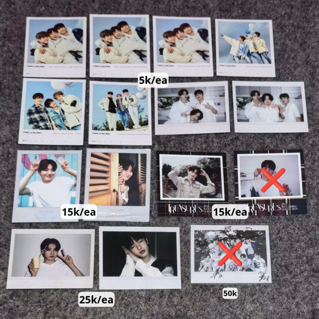 [WAJIB CO BUNGKUS] SALE TREASURE polaroid hyunsuk jihoon yoshi junkyu mashiho jaehyuk asahi yedam do