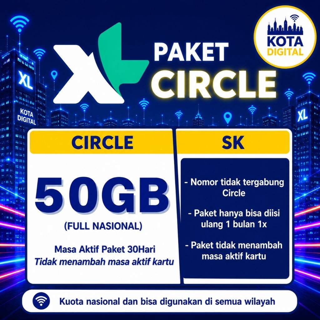 PAKET DATA XL CIRCLE TERMURAH
