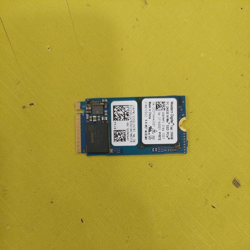 SSD NVME WD 256GB COPOTAN LAPTOP