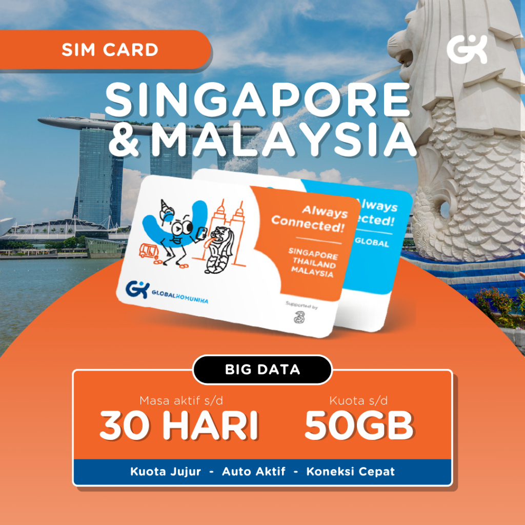Global Komunika Sim Card Singapore Malaysia Big Data