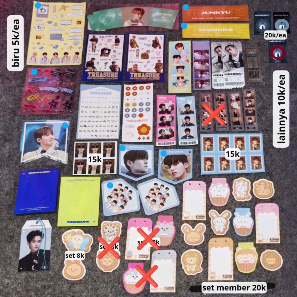 [WAJIB CO BUNGKUS] SALE TREASURE sticker garland topper mumo yg tag frame blooming deco kit magazine