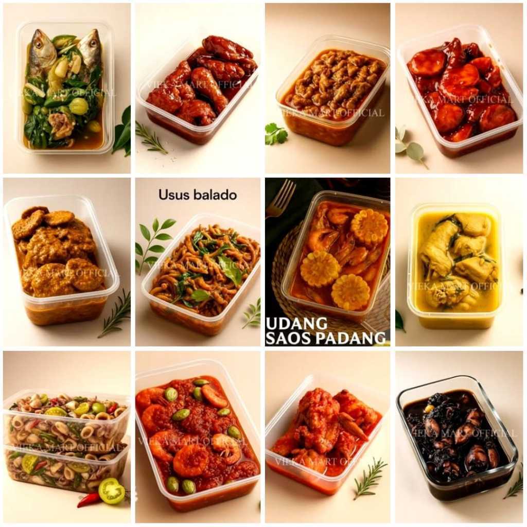 (PART 3) Aneka Lauk Siap Saji Kemasan Box (Frozen) / Lauk Pauk Siap Santap / Lauk Pauk Matang dan Pr
