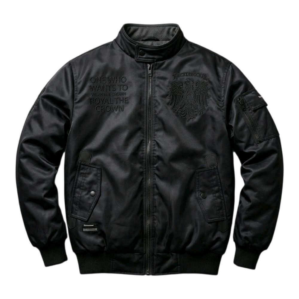 Kicksoogar Jaket Bomber Pria Premium Bordir Eagle Jaket Motor Anti Angin Tebal Hangat Casual Waterpr