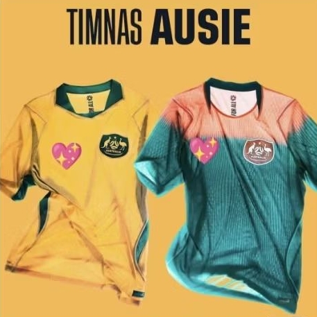Jersey Timnas Australia 2026/2027 Home Away Edisi Fans Version