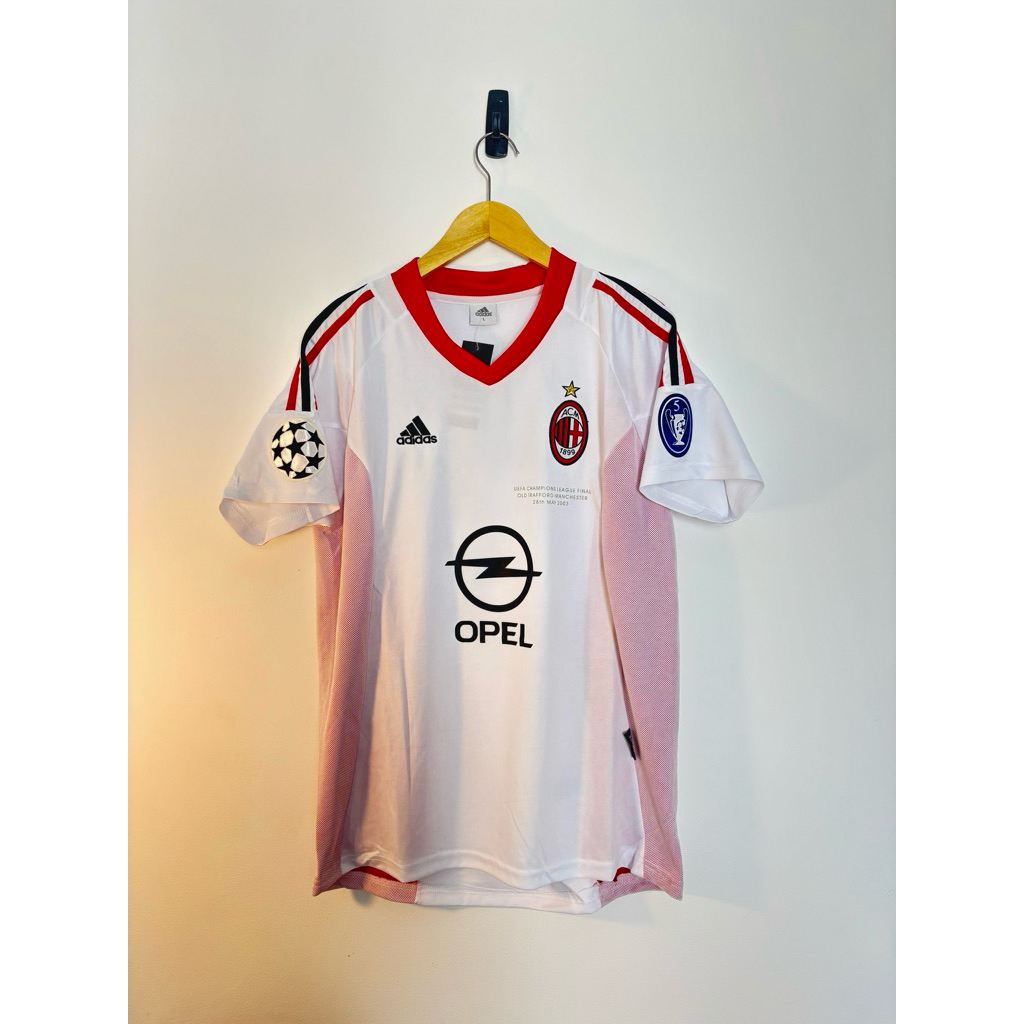 Jersey MIL Away 2003 UCL Final Edition Shevchenko 7 – Size M
