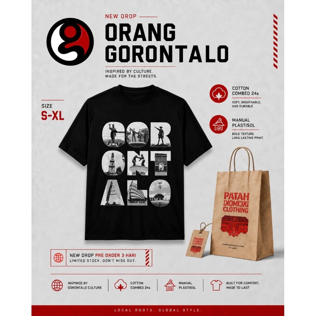 Kaos orang Gorontalo (Gorontalo Heritage Tee)