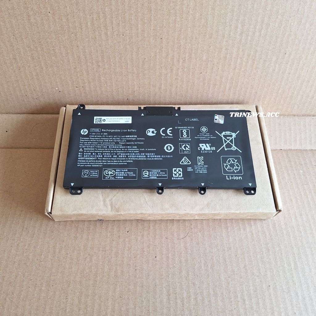 Baterai Laptop HP 14s 14s-cf2010TX 14s-cf2030TX 14s-cf3020TX - HT03XL