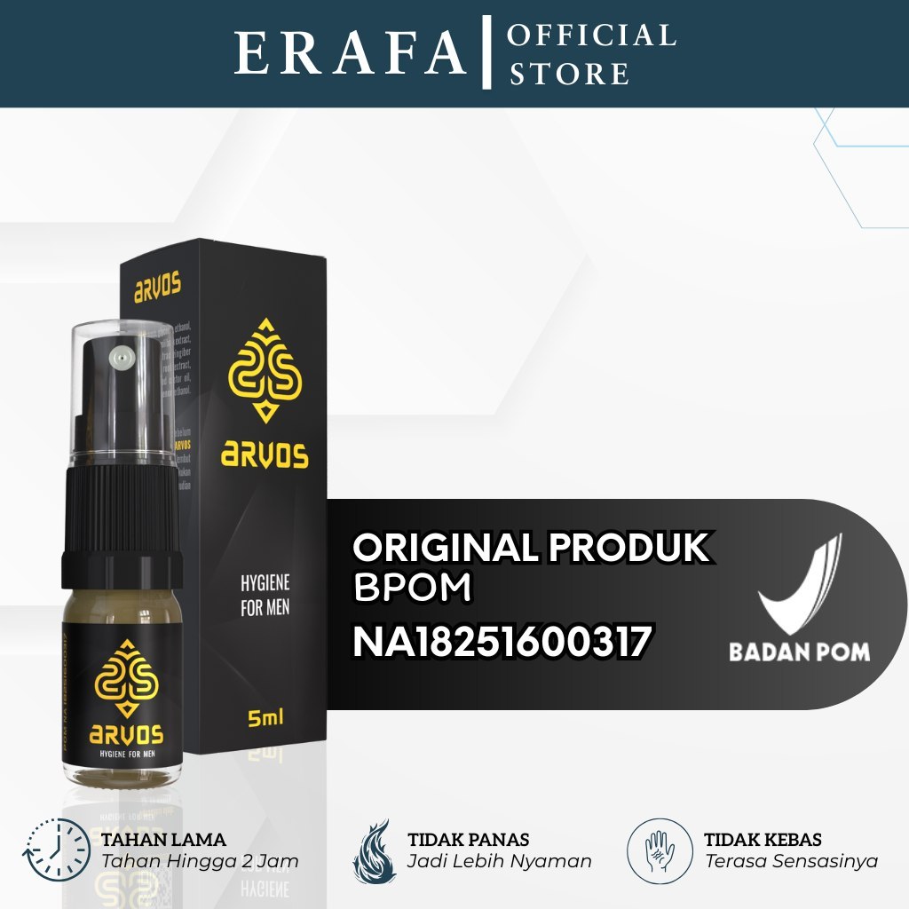 Arvos Spray OLES PRIA TAHAN LAMA ORIGINAL 100 OBAT KUAT PRIA TAHAN LAMA Spray Minyak Pijat Oba Kuat 