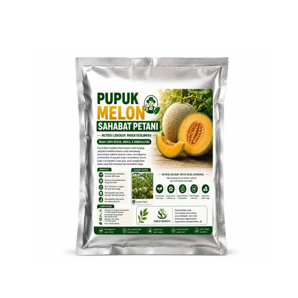 Pupuk nutrisi tanaman melon sahabat petani kita