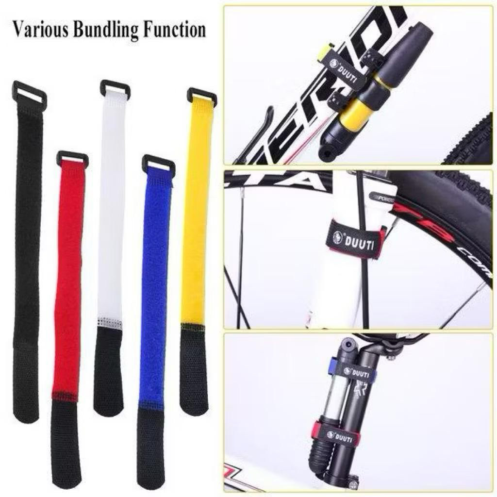 Tali Strap Multifungsi Sepeda Lipat MTB Road Bike Mengikat Ban Dalam Toolkit Botol Mini Pompa dll
