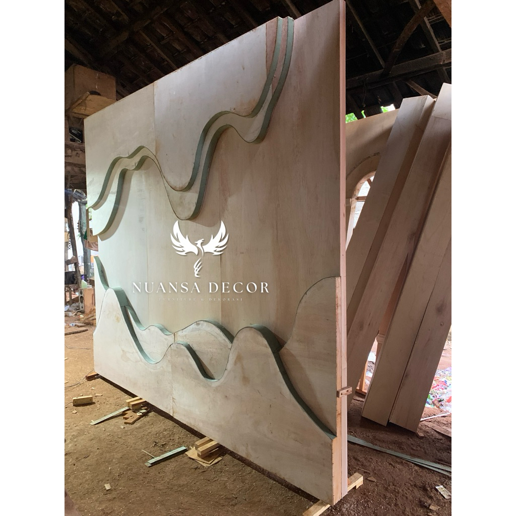 pelaminan backdrop/ pelaminan triplek