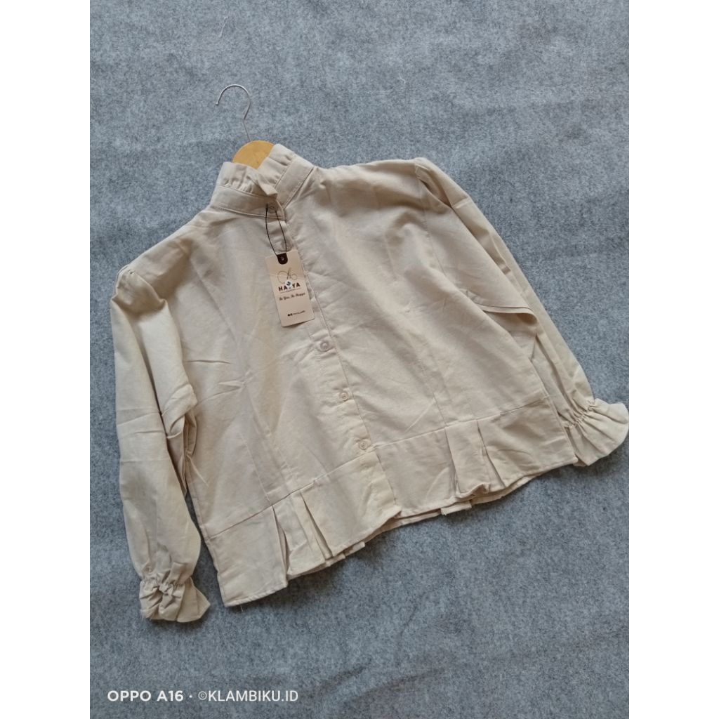Blouse linen/atasan linen