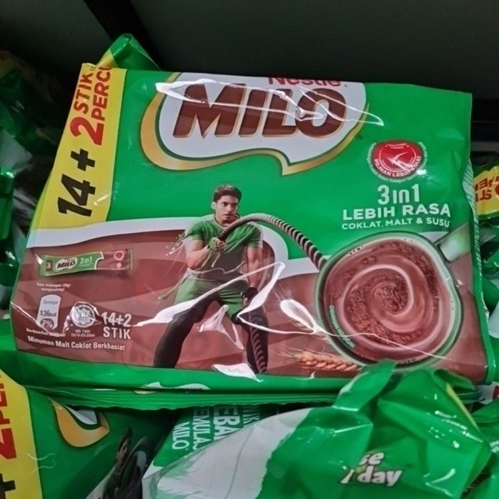 Paket Milo Isi 16 Sachet 1 Dus (Isi 24 Pak) Exp 04/2027