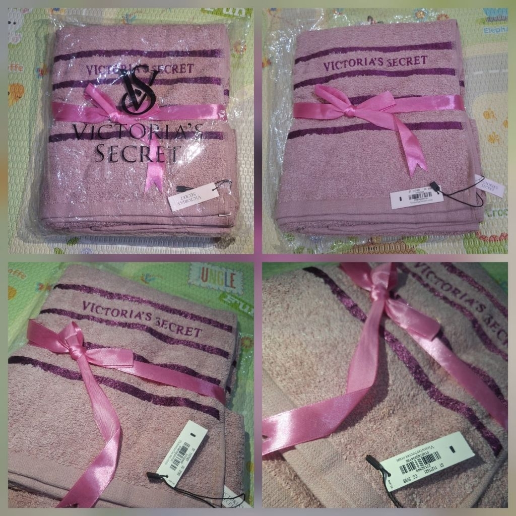 Victoria Handuk VS V Secret Handuk Cotton Katun Towel VS Premium Handuk Original Repack