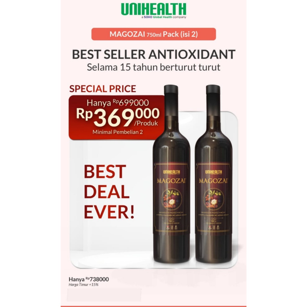JUAL Magozai 750 ML ( 4 btl 750 ML)