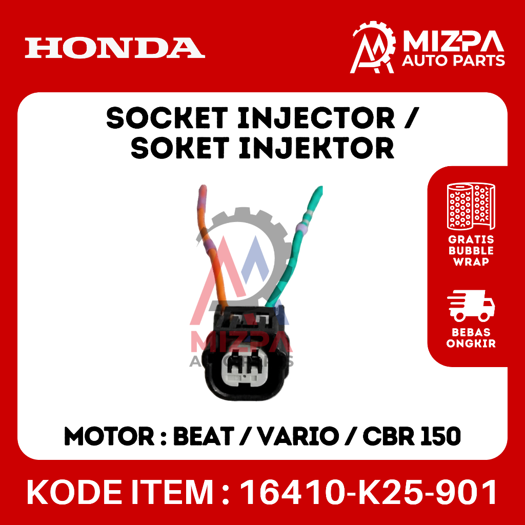 HONDA 16410-K25-901 Socket Injector Soket Beat Scoopy Vario CBR 150