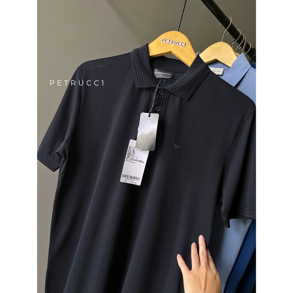 EA7 polo shirt kaos pria cowo men kerah ORIGINAL