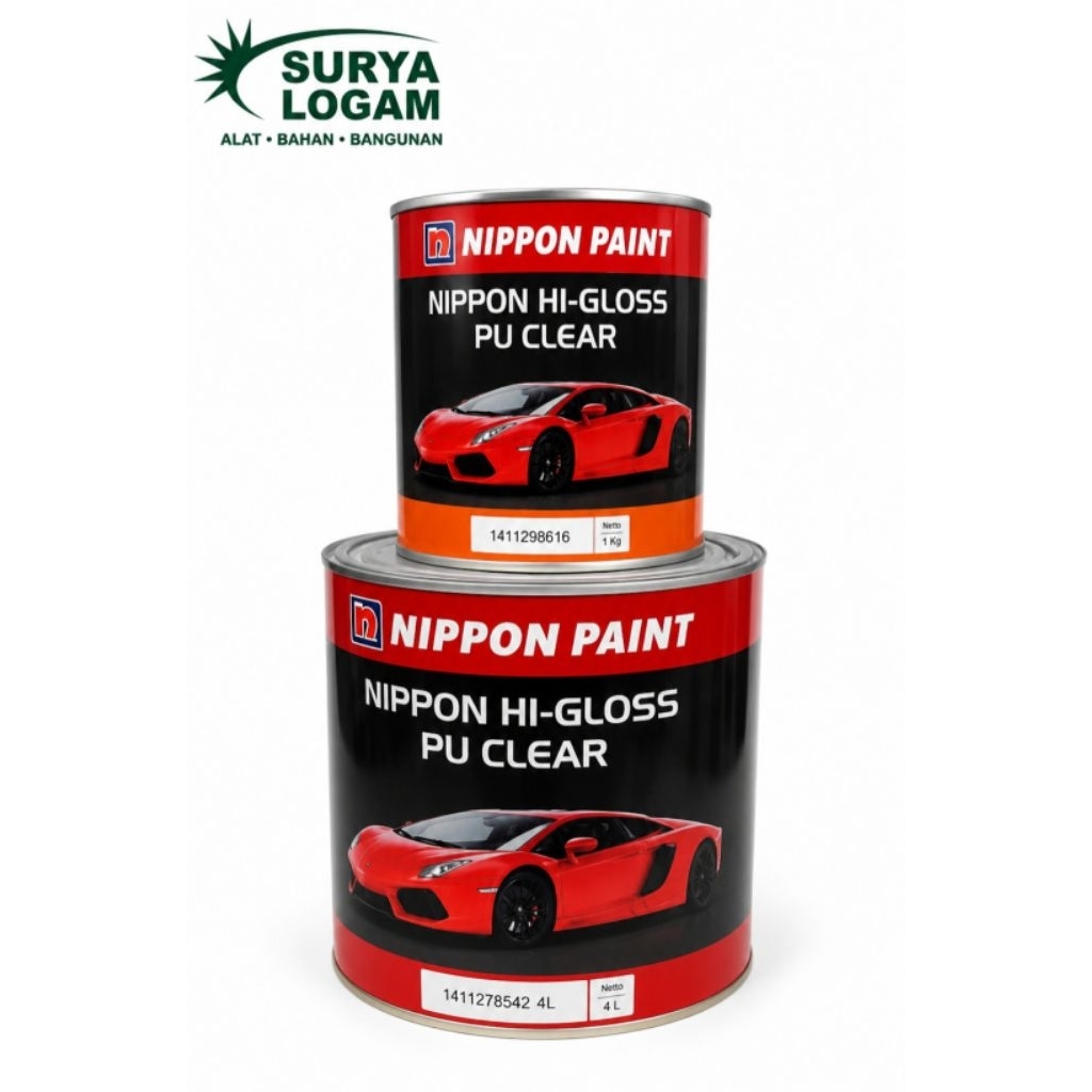 Nippon Paint Hi-Gloss PU Clear Set + Hardener 1L