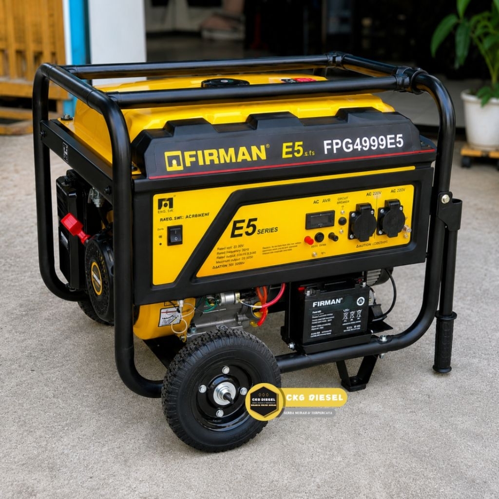 Genset 3500 watt Firman FPG 4999E5 Berkualitas