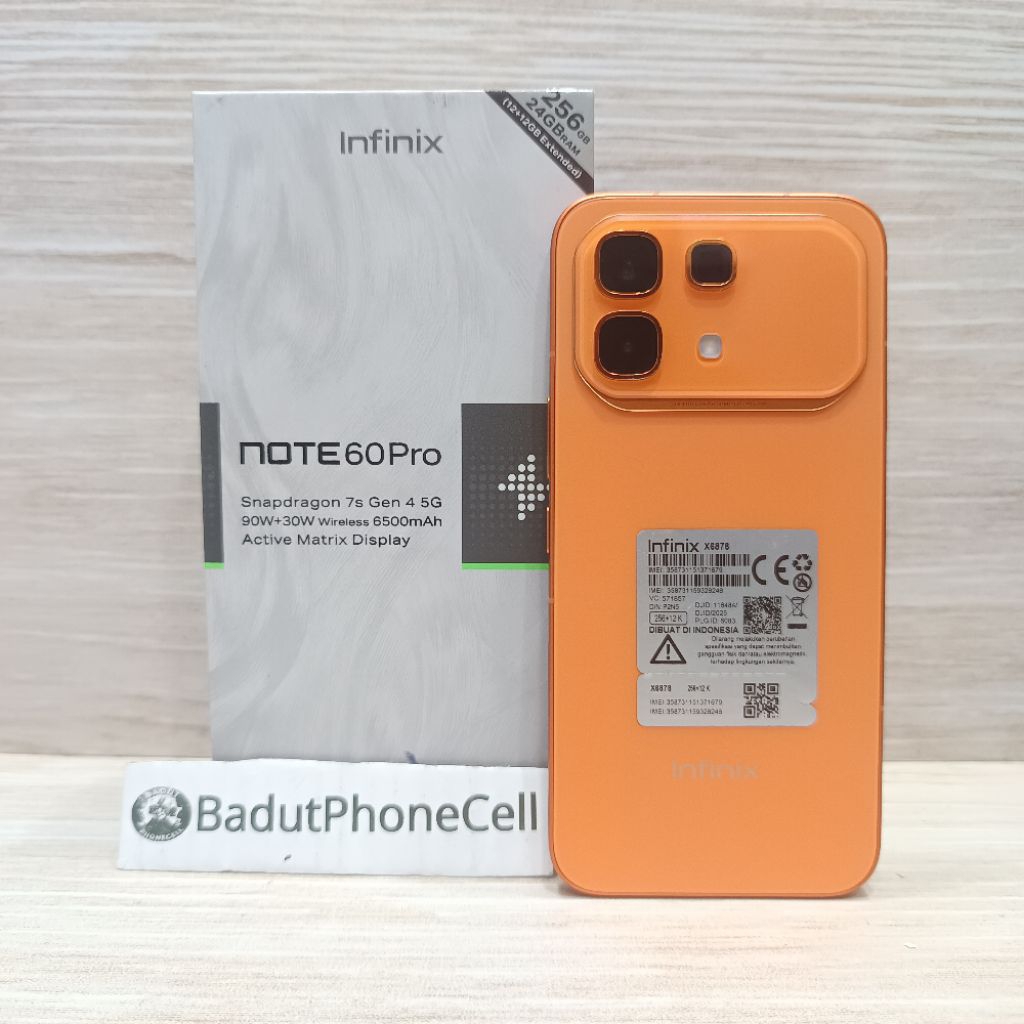 INFINIX NOTE 60 PRO 12/256GB 8/256GB HANDPHONE SECOND BEKAS FULLSET