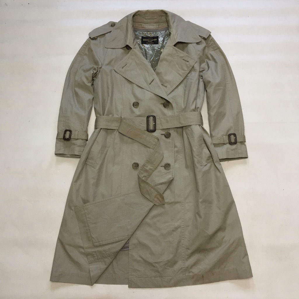 PIERRE CARDIN COAT COTTON TRENCH JACKET