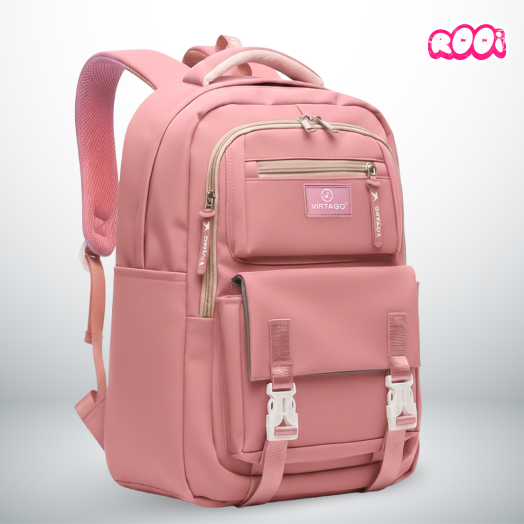 Tas Sekolah Virtago Anak Laki-Laki Perempuan Premium Anti Air / Tas Ransel Sekolah Virtago SD SMP SM