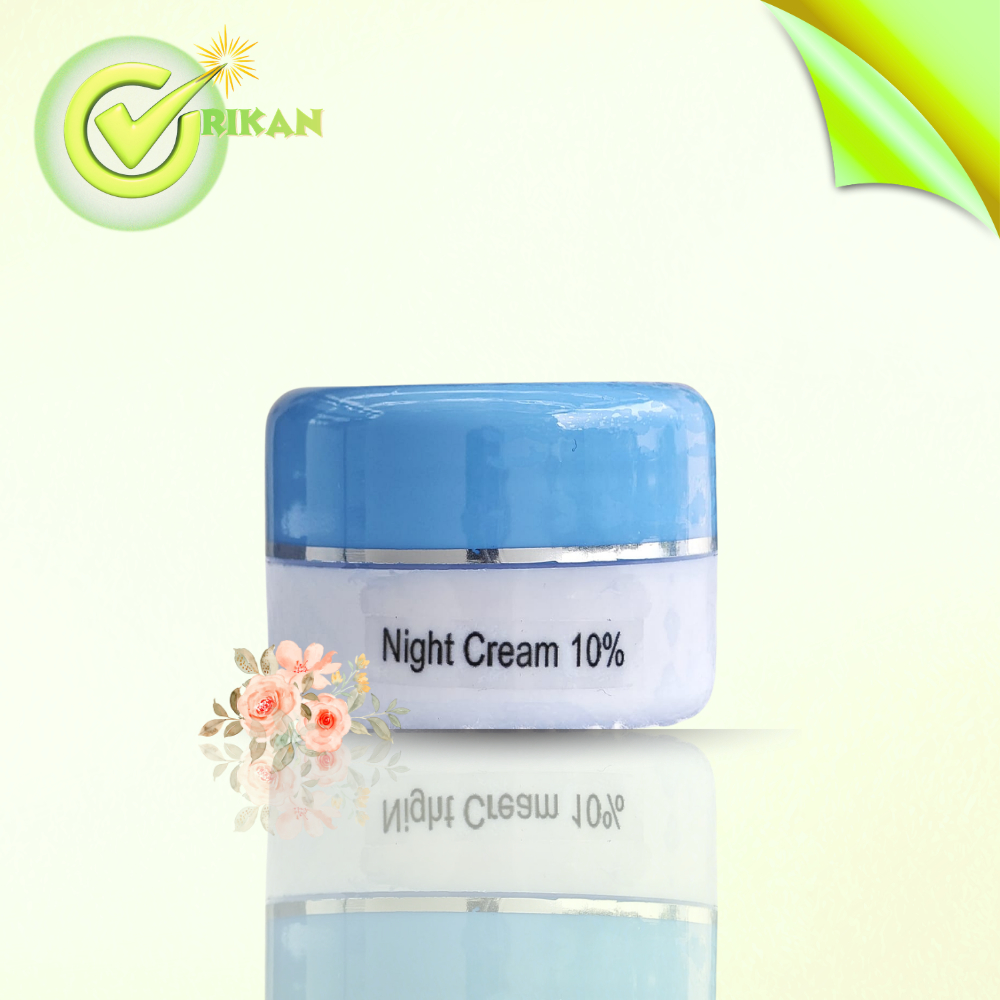 Krim Malam Sepuluh Persen Pencerah dan Pelembab Wajah