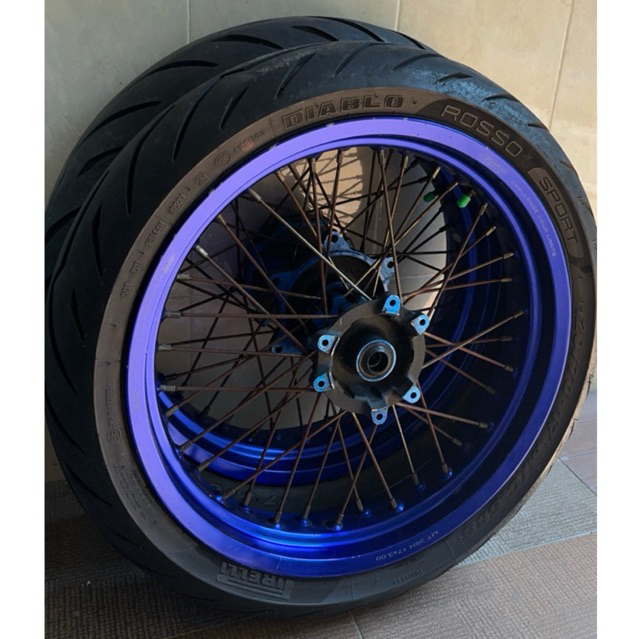 WHEELSET SUPERMOTO SCARLETT CRF150