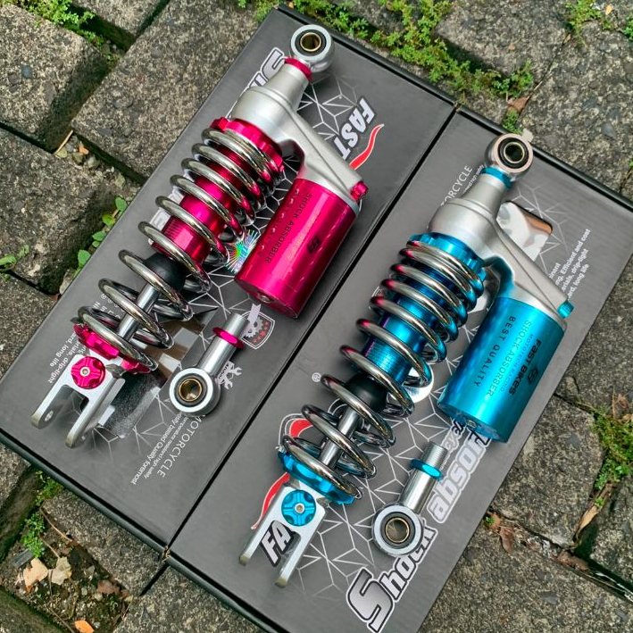 SHOCKBREAKER BELAKANG TABUNG ATAS FAST BIKES 92 UK 310MM & 330MM VARIO MIO SCOOPY BEAT FINO SPACY DL