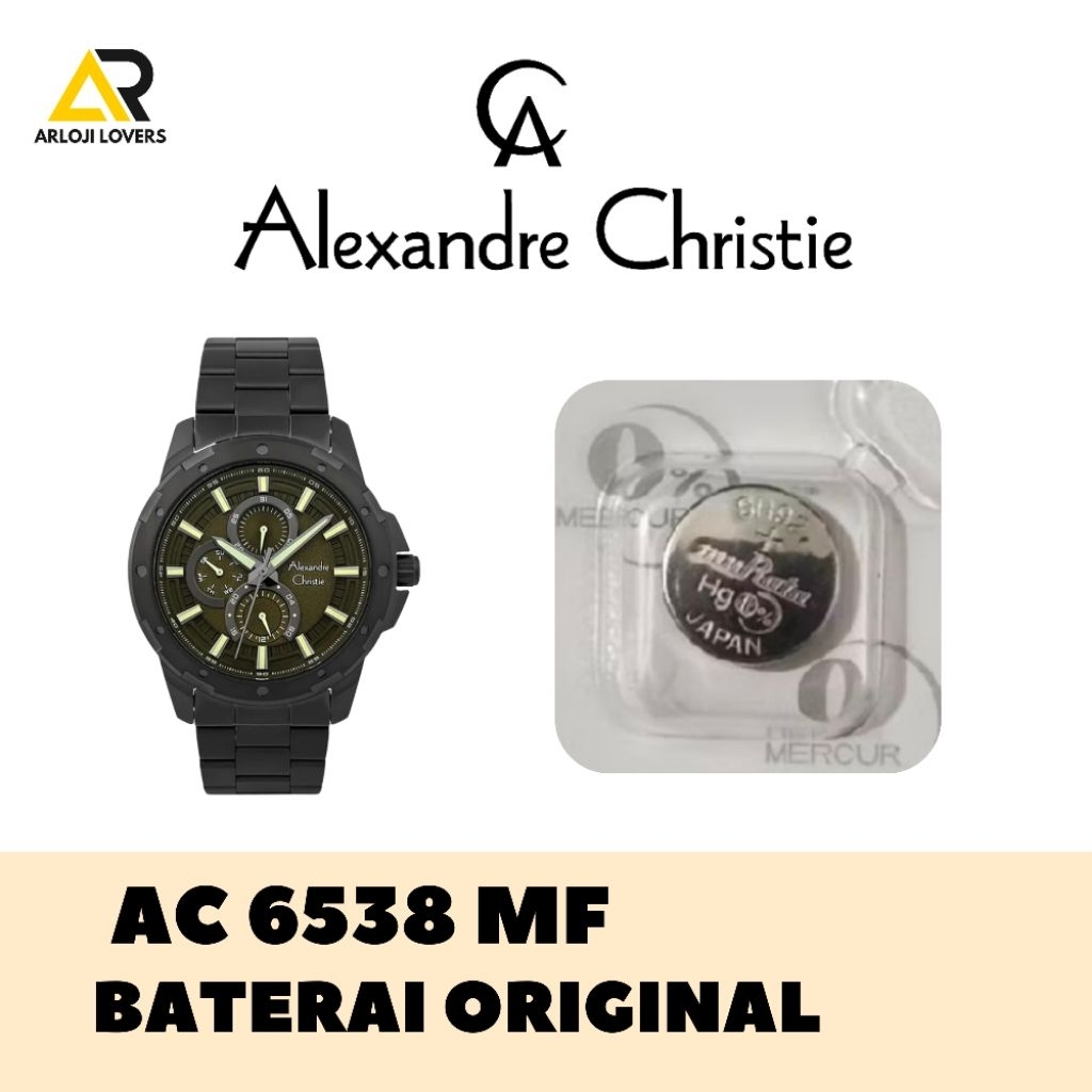 Baterai Jam Alexandre Christie AC6538MF Original
