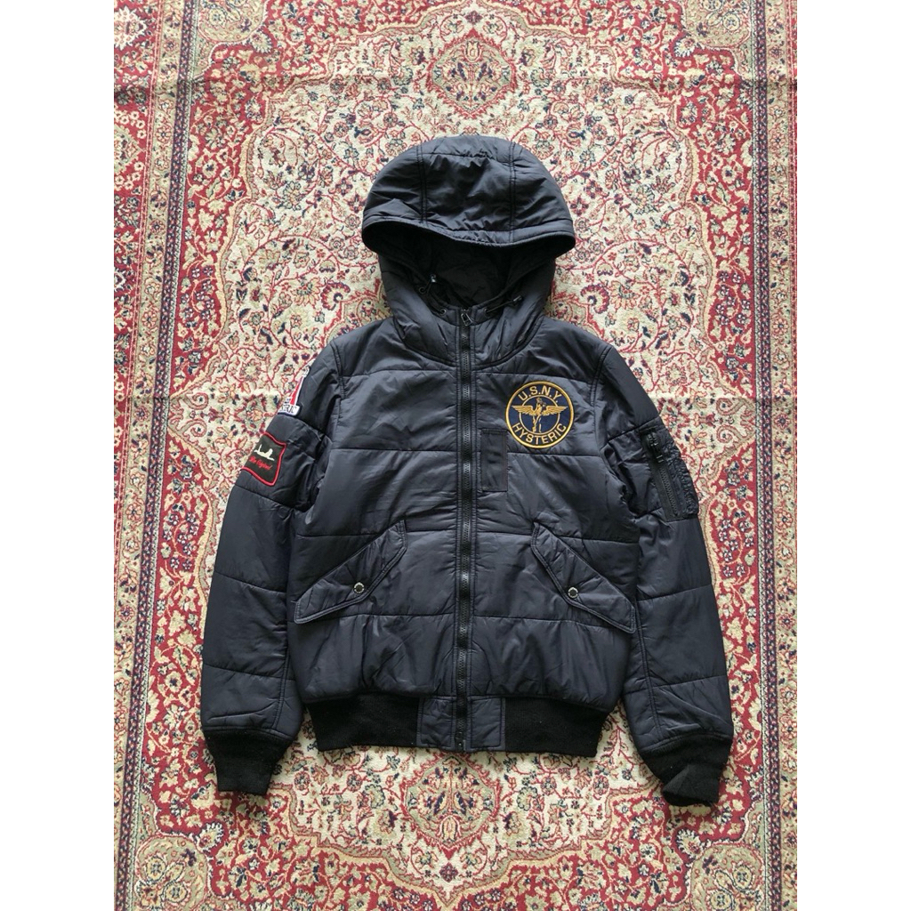 Hysteric glamour warm padded jacket Hysteric glamour japan apparel winter jacket i508