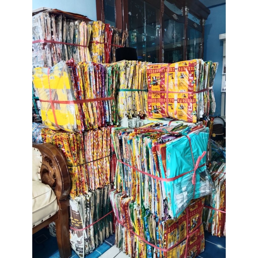 Layangan pelastik super ukuran 58 ,500pcs