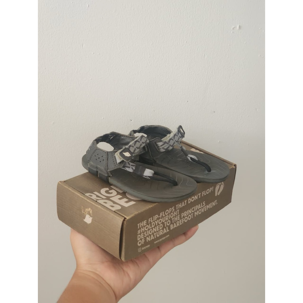 Preloved Pyopp Tapak Barefoot Flip-Flop Sandal V2.0 Size 26