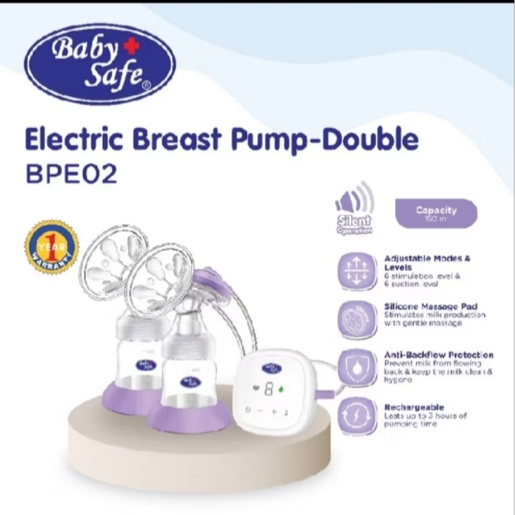 Baby Safe Breast Pump Elektrik Double / Breast Pump Elektrik Single