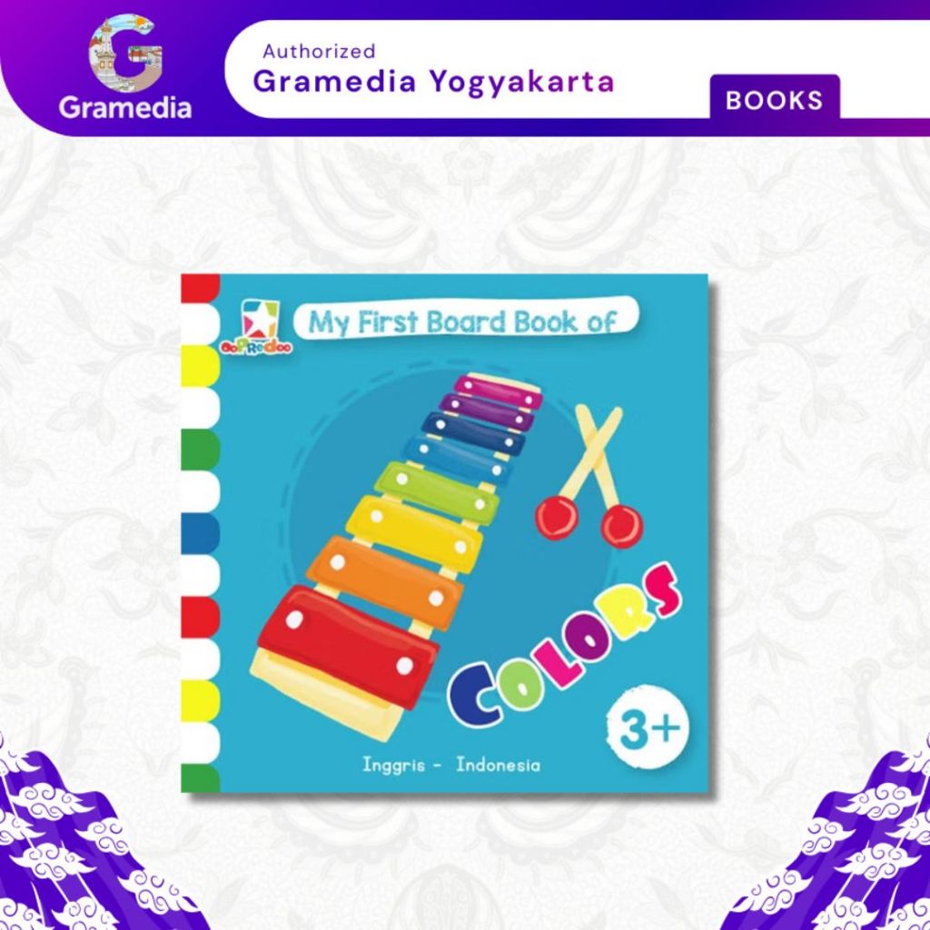Gramedia Yogya - Oopredo My First Board Book Of Colors