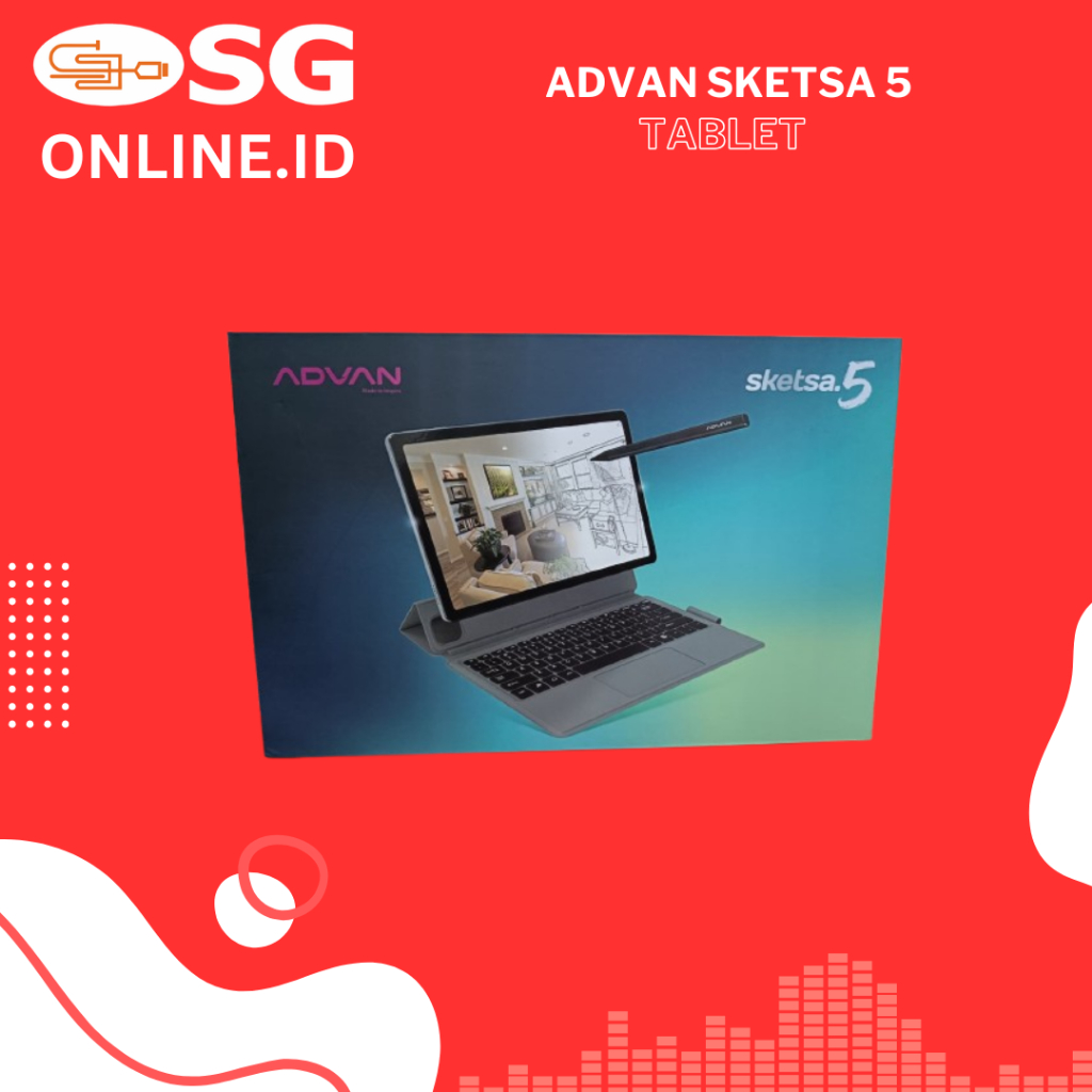 Advan TAB SKETSA 5 Helio G99 8GB 128GB 12 Inch 2K IPS 90Hz 8000mAh SIM 4G LTE Android Tablet