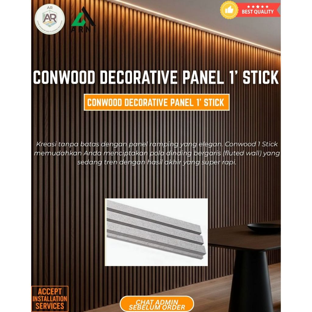 Conwood Decorative Panel 1 Stick | Conwood Dekorasi | Indoor & Outdoor