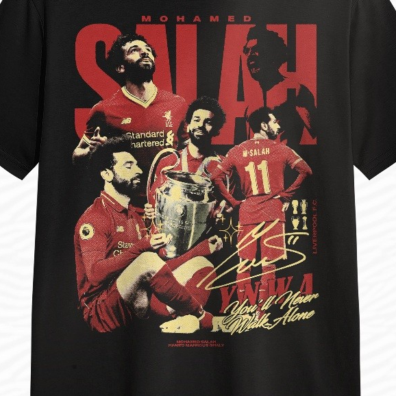 Kaos Mohamed Salah Figure Football - Basic Tshirt