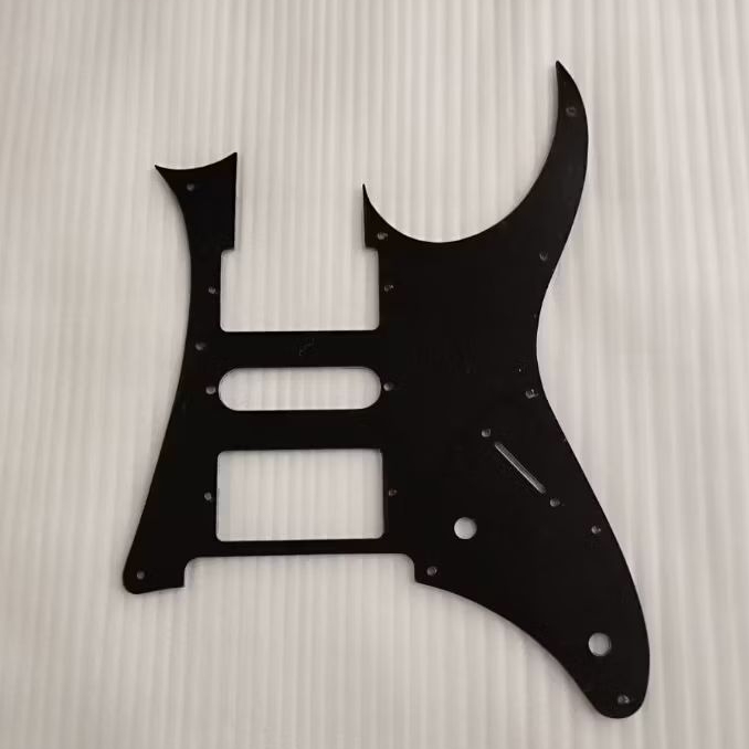 Pickguard Original Gitar Ibanez JEM RG HSH Hitam Black Electric Guitar Part
