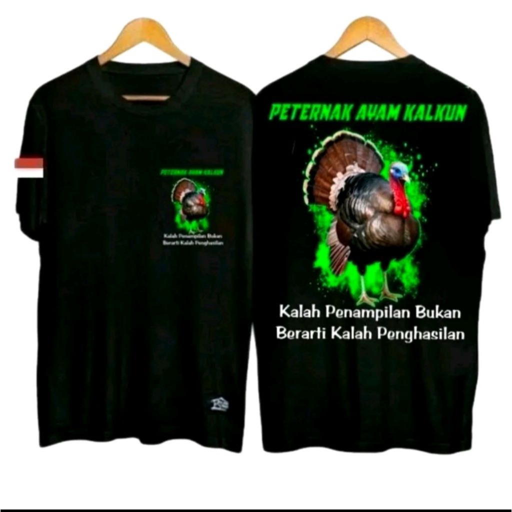 Kaos Peternak Ayam Kalkun | T-shirt Distro Unisex