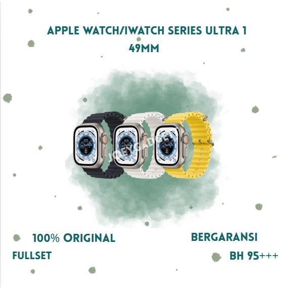 Apple Watch/iWatch Series Ultra 1 49MM SE Second Fullset 100% Original