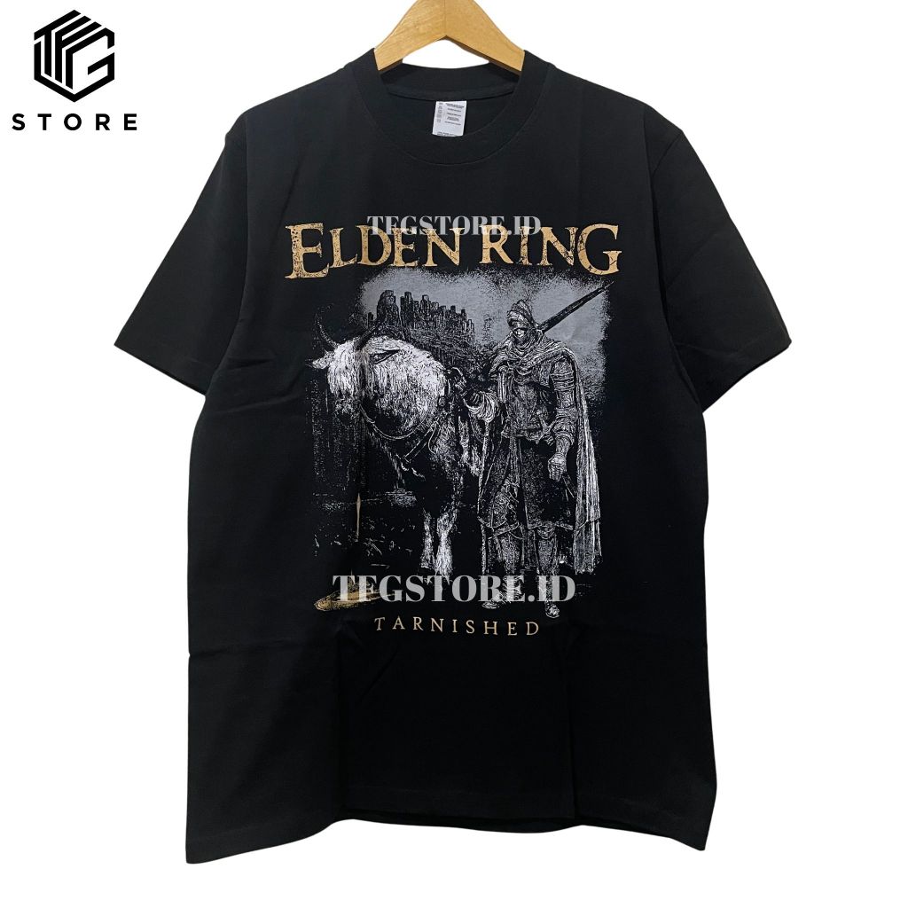 Elden Ring Tarnished Game T-shirt Tee Bootleg Premium Kaos L