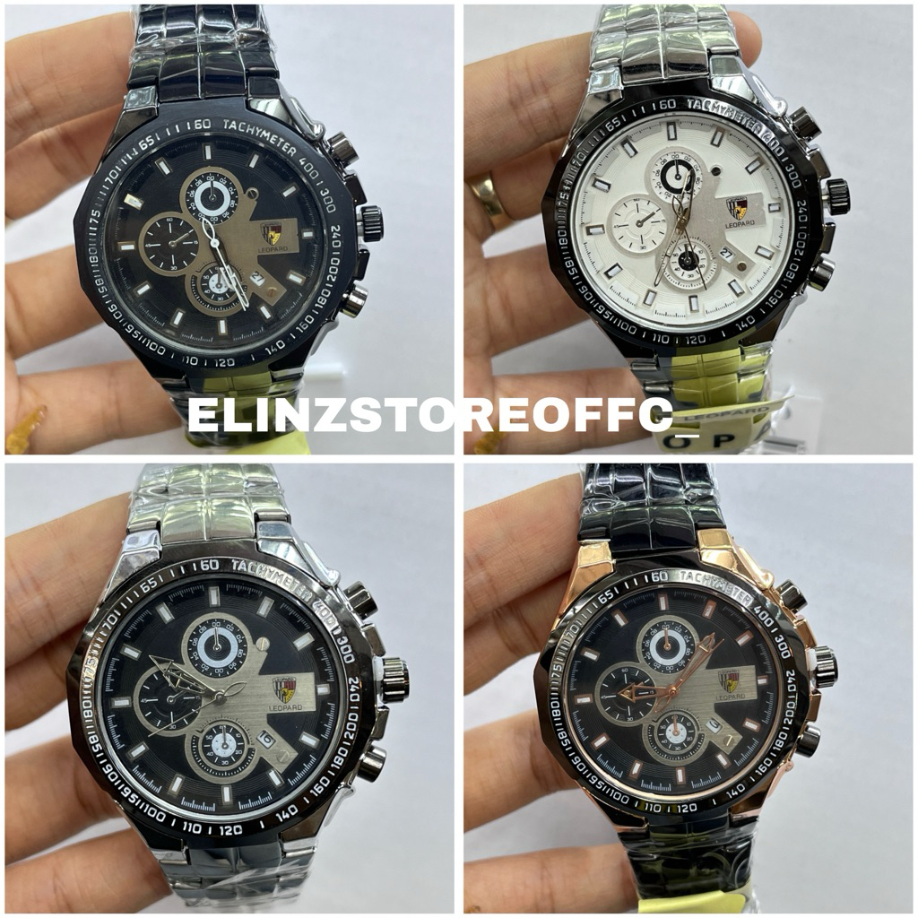 Jam Tangan Pria Leopard Rantai