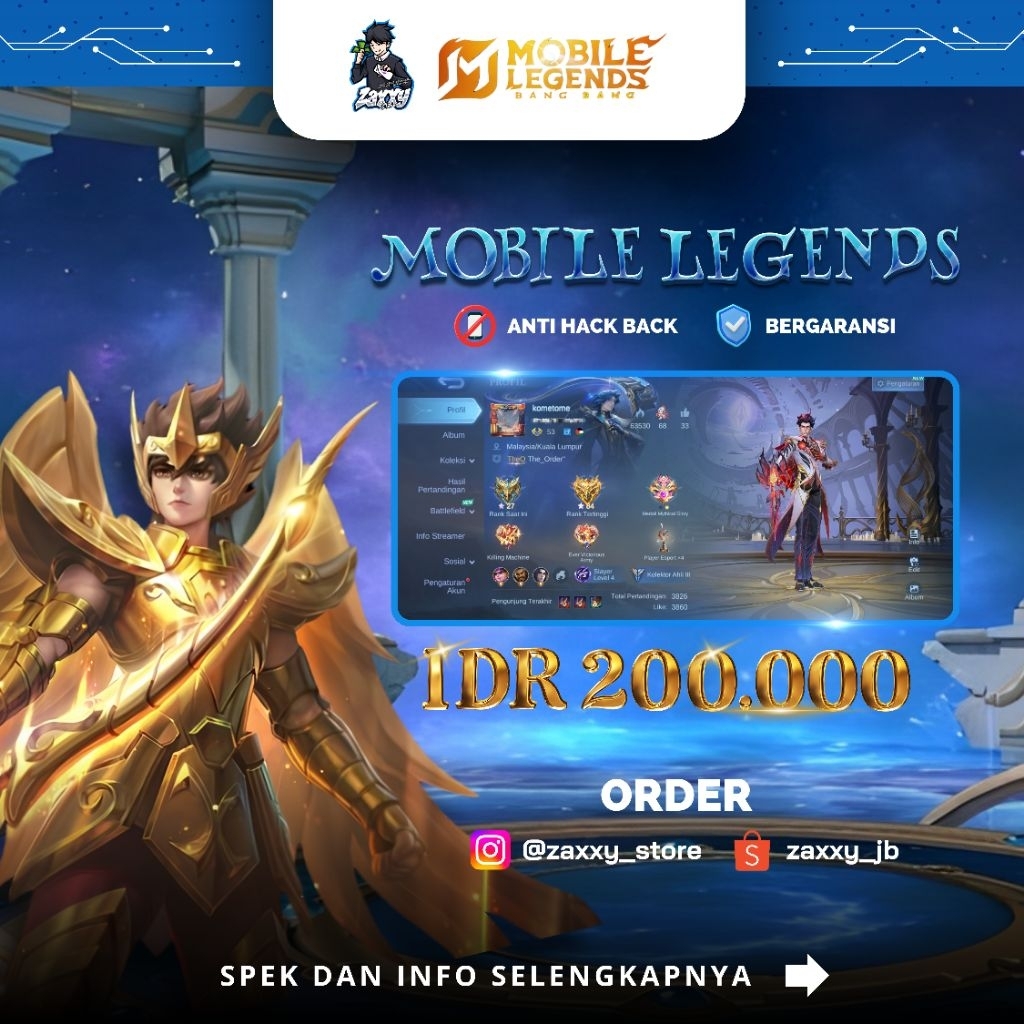 AKUN MLBB MURAH
