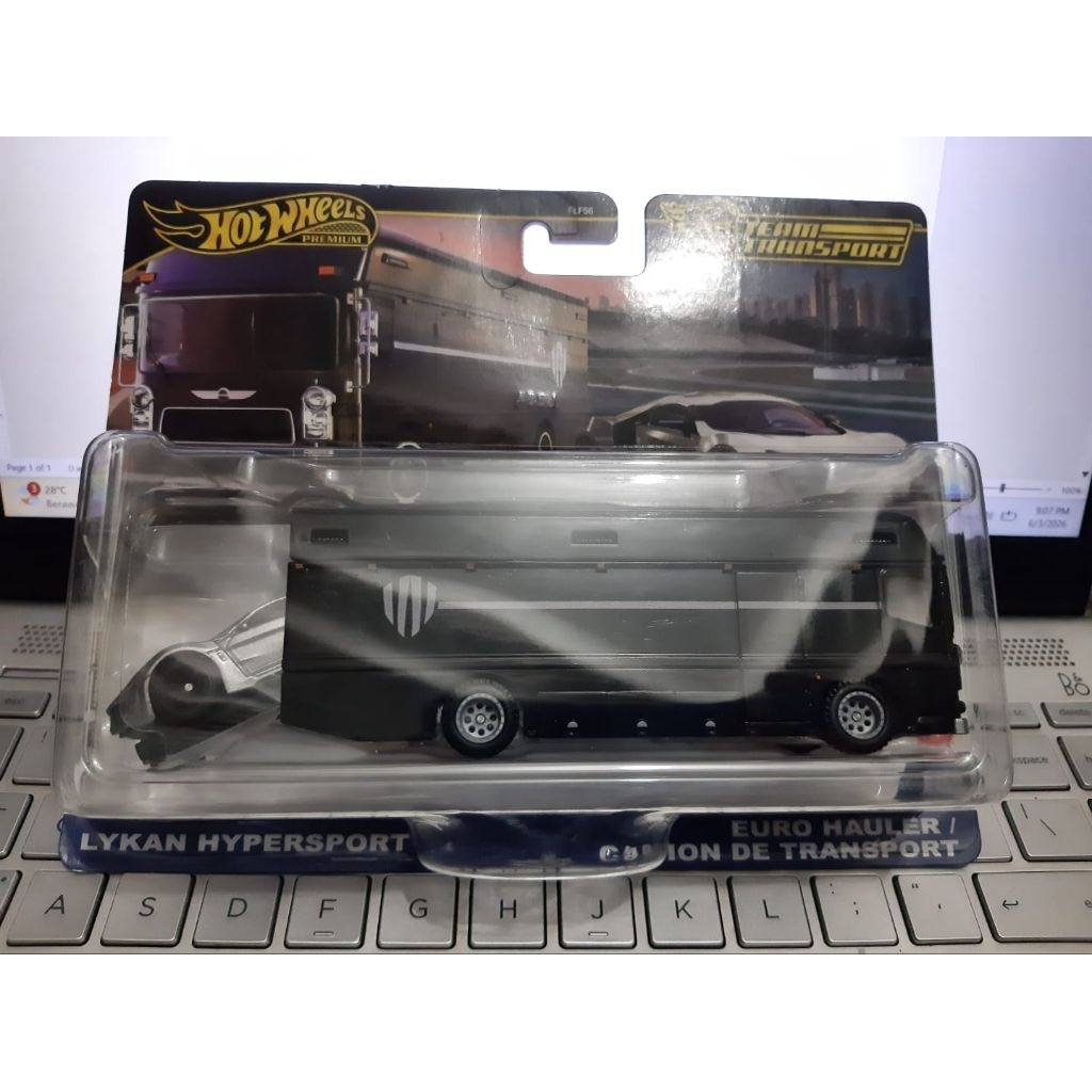 Hot wheels Lykan Hypersport vs Euro Hauler